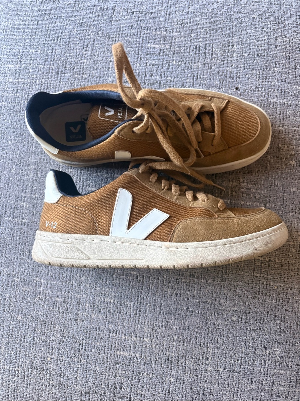 Veja Women's Sneakers in Brown and White
